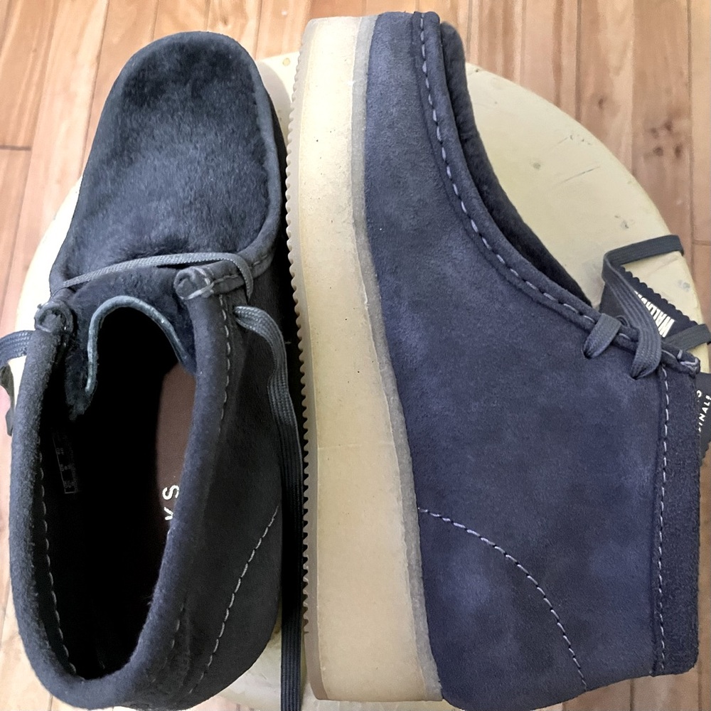 Clarks originals Wallabees platform NWT.